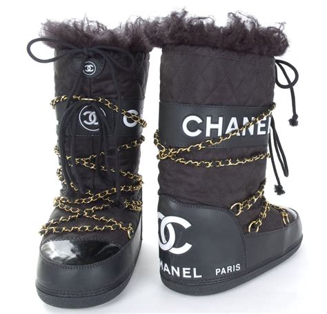 chanel brown winter boots|Chanel boots price.